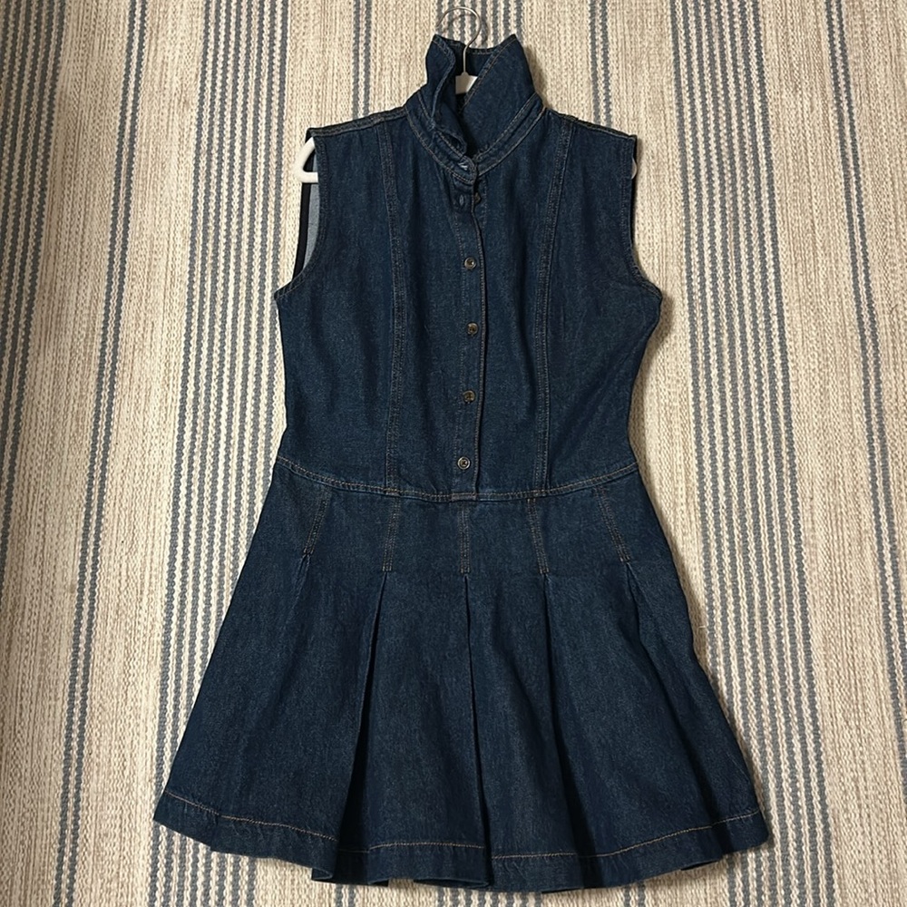 Sleeveless Denim Dress